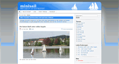 Desktop Screenshot of minisail.com
